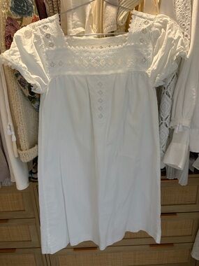 Madewell White Embroidered mini dress